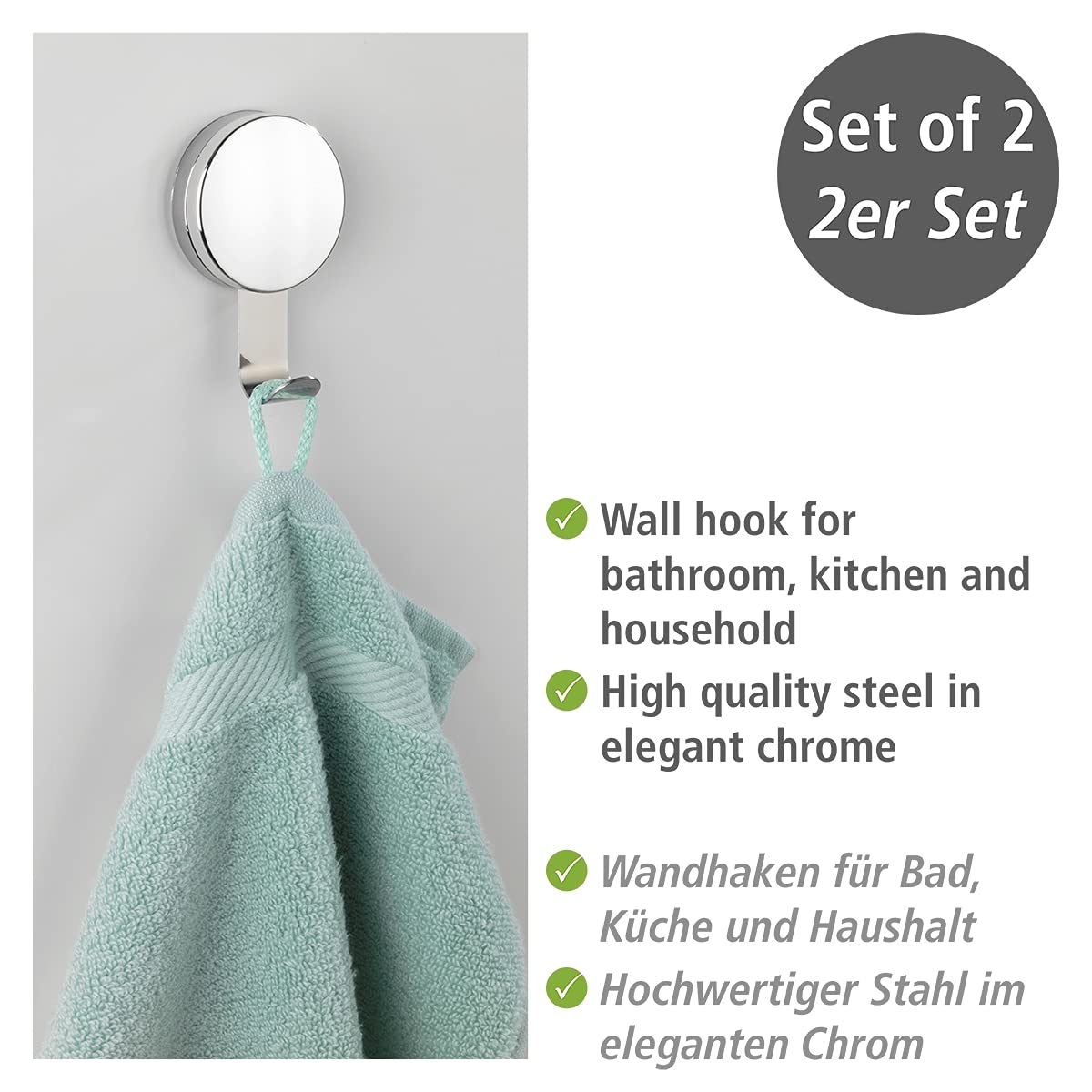 wenko-static-loc-plus-wandhaken-osimo-stahl-2er-set-6x10x3-5-cm image 3
