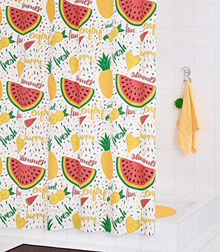 ridder-fruits-duschvorhang-folie-180x200-cm-fr-chte-sommer-inkl-ringe image 4