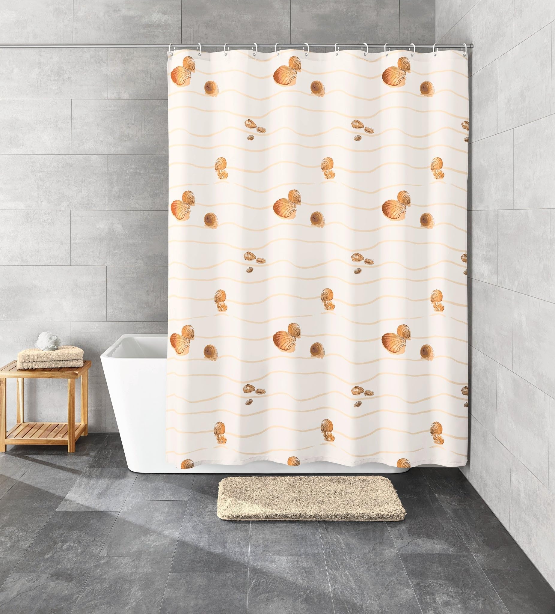 kleine-wolke-miami-duschvorhang-180x200-cm-beige-textil-oeko-tex image 2