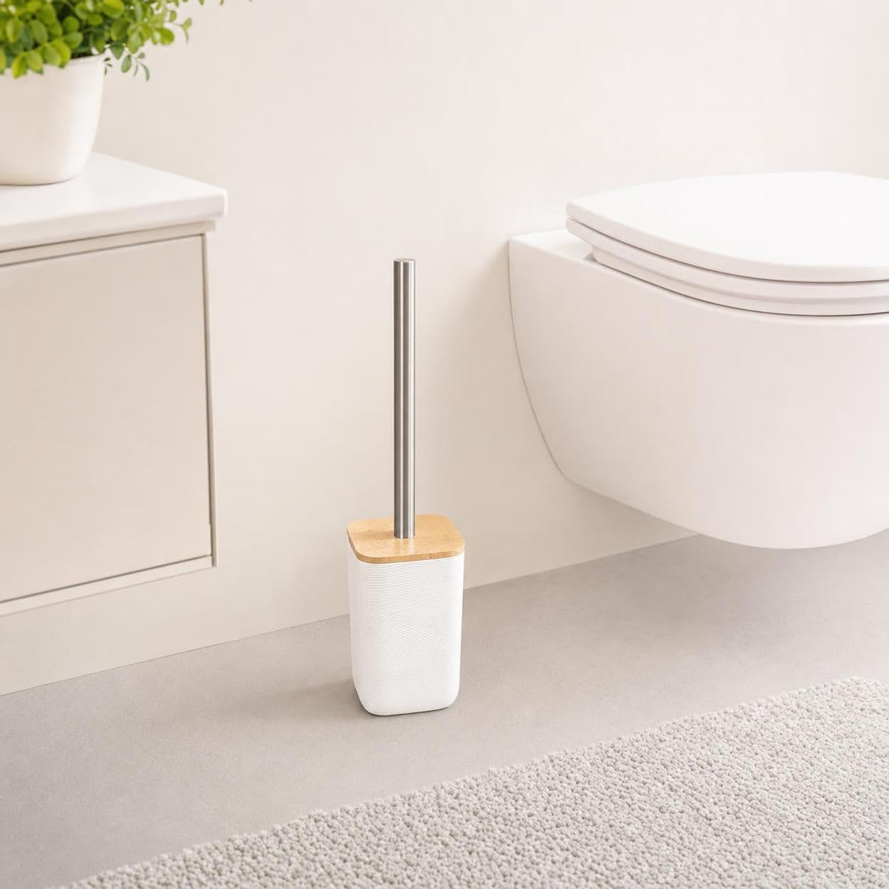 kleine-wolke-wc-b-rsten-halter-crossover-wei-mit-bambusdeckel image 3