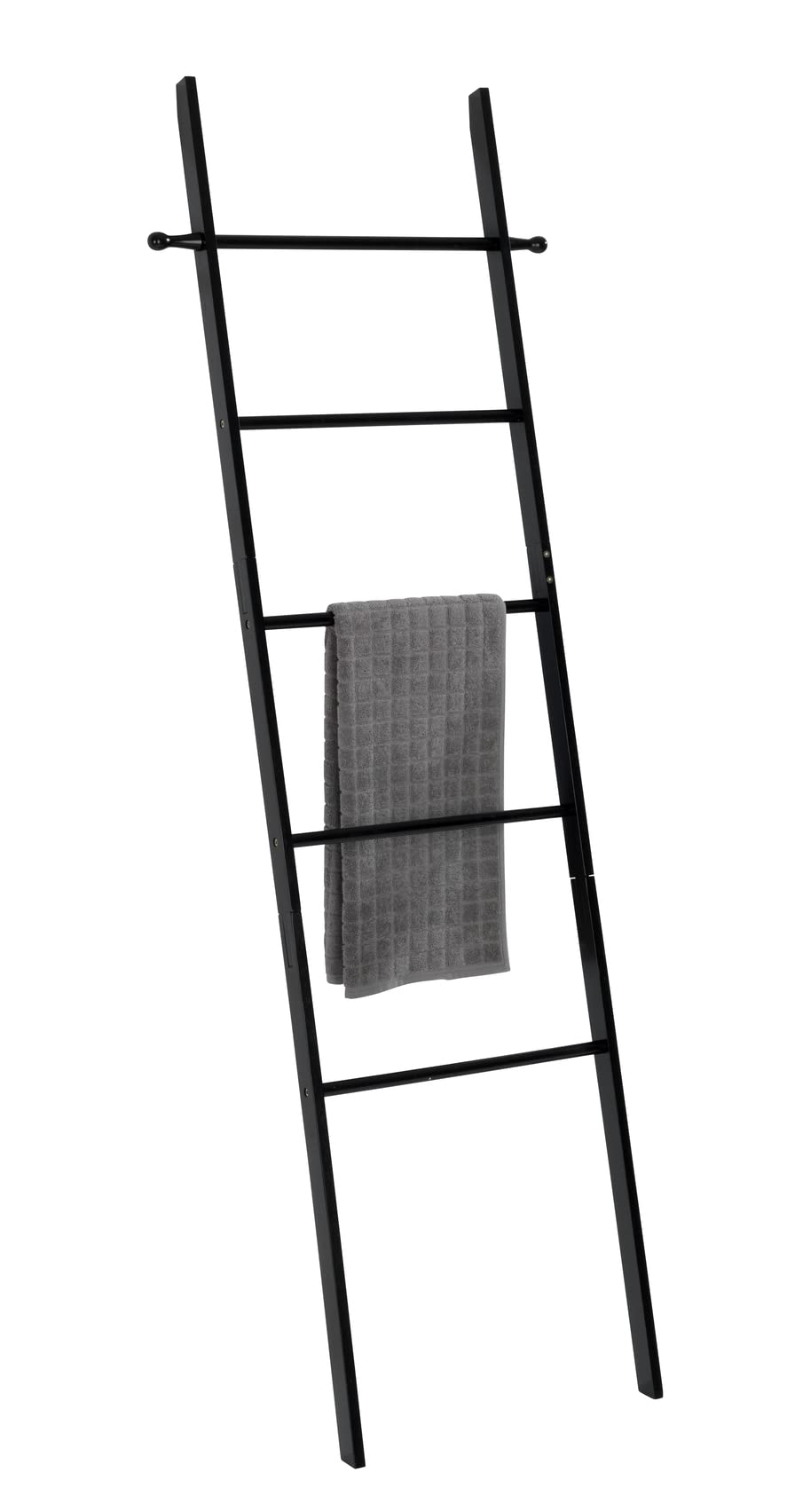 wenko-handtuchleiter-suri-bambus-schwarz-43-x-170-x-33-cm image 3
