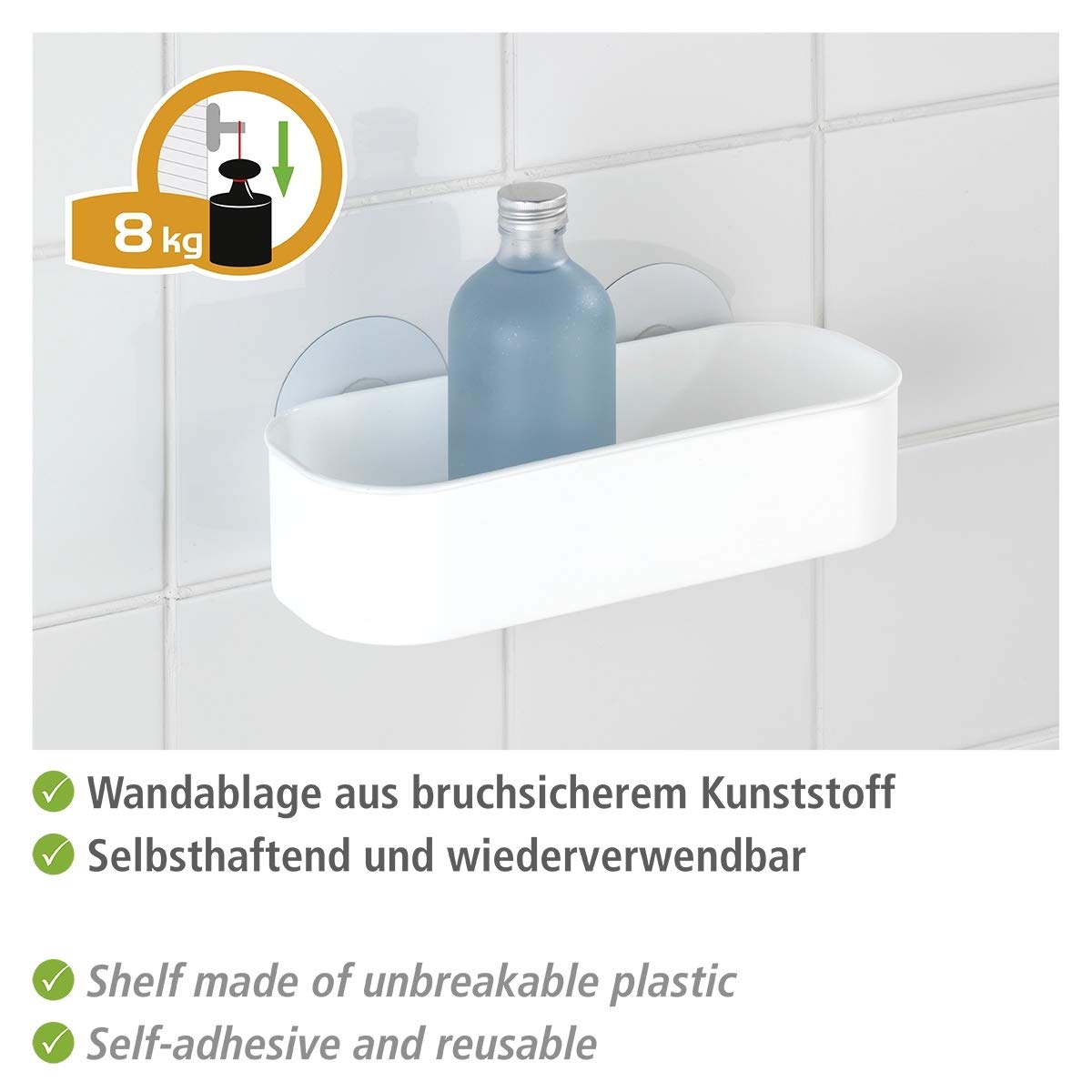 wenko-static-loc-wandablage-osimo-wei-27-x-9-5-x-12-cm-befestigung-ohne-bohren image 5