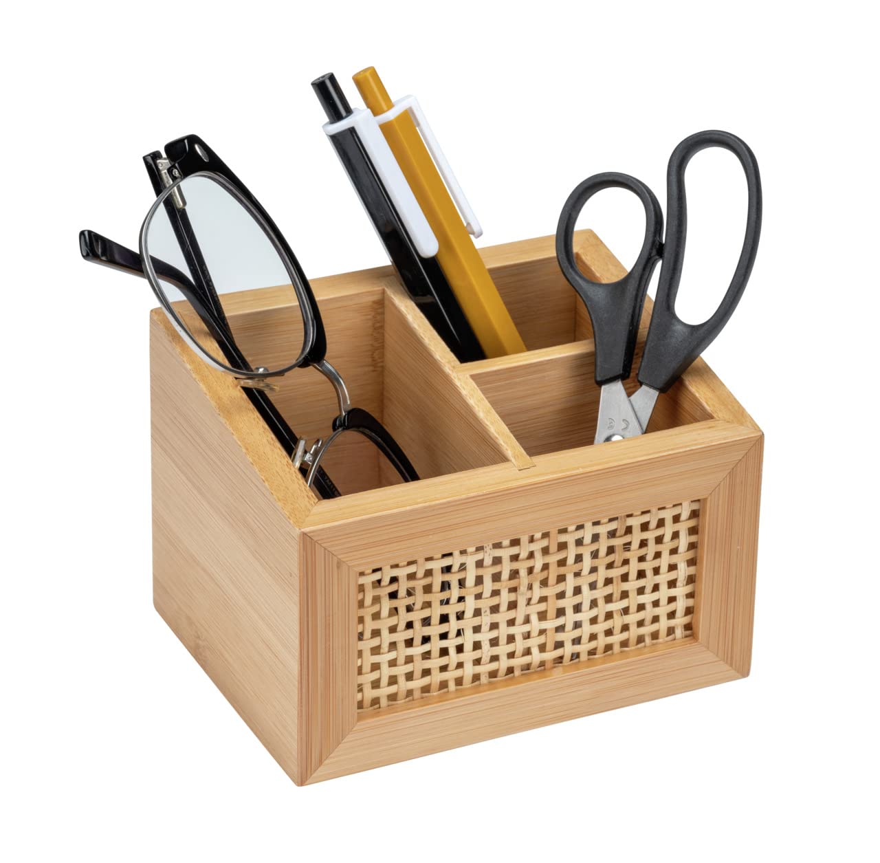 wenko-badbox-allegre-aus-bambus-und-rattan-3-f-cher-12-x-8-5-x-9-cm-natur image 8