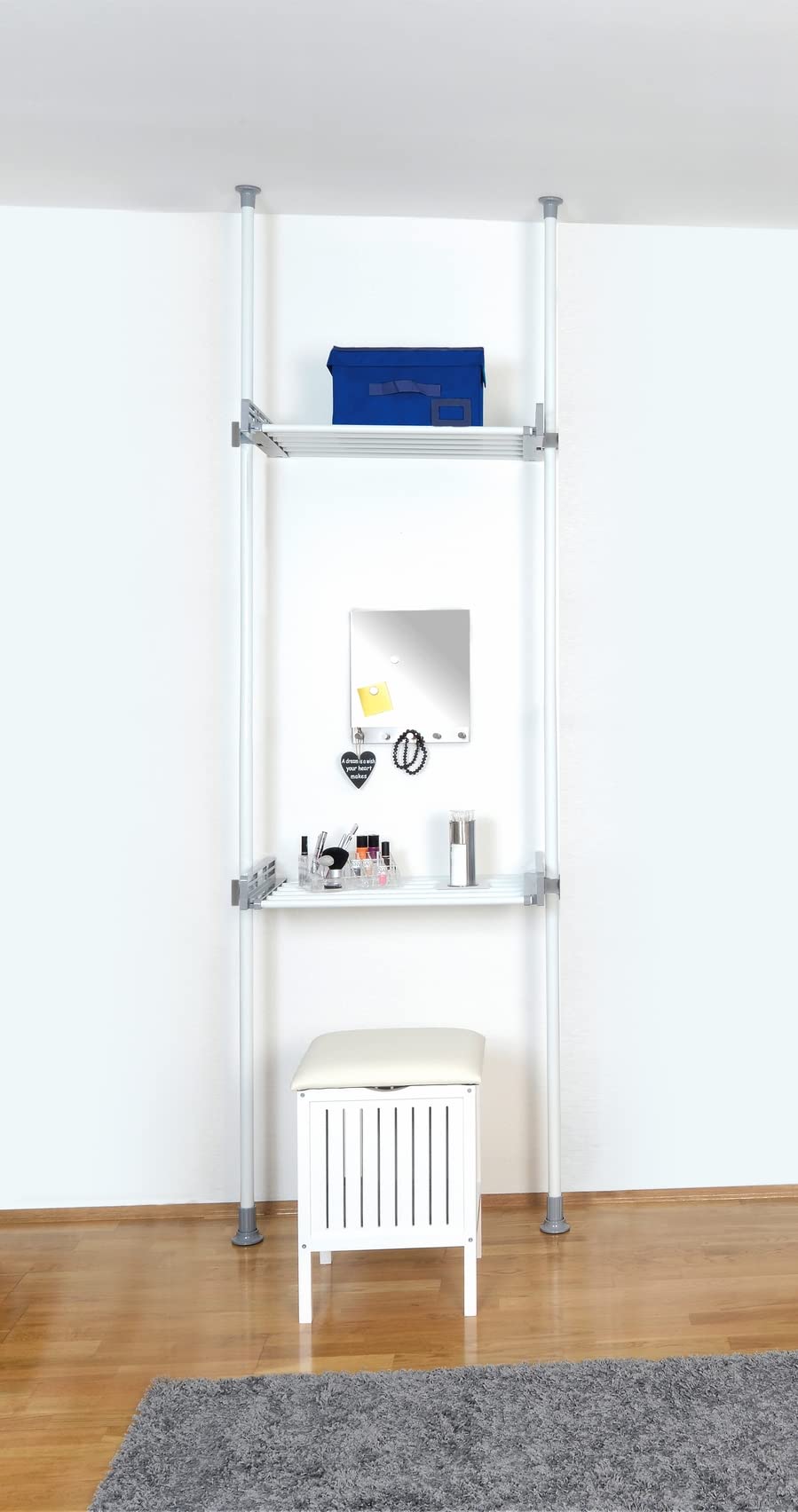 wenko-herkules-twin-teleskop-system-verstellbares-regal-73-120-x-165-300-x-42-5- image 7