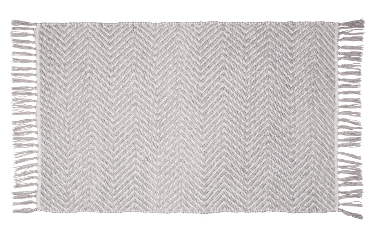 wenko-badematte-gata-grau-wei-50-x-80-cm-aus-recycelten-pet-flaschen image 1