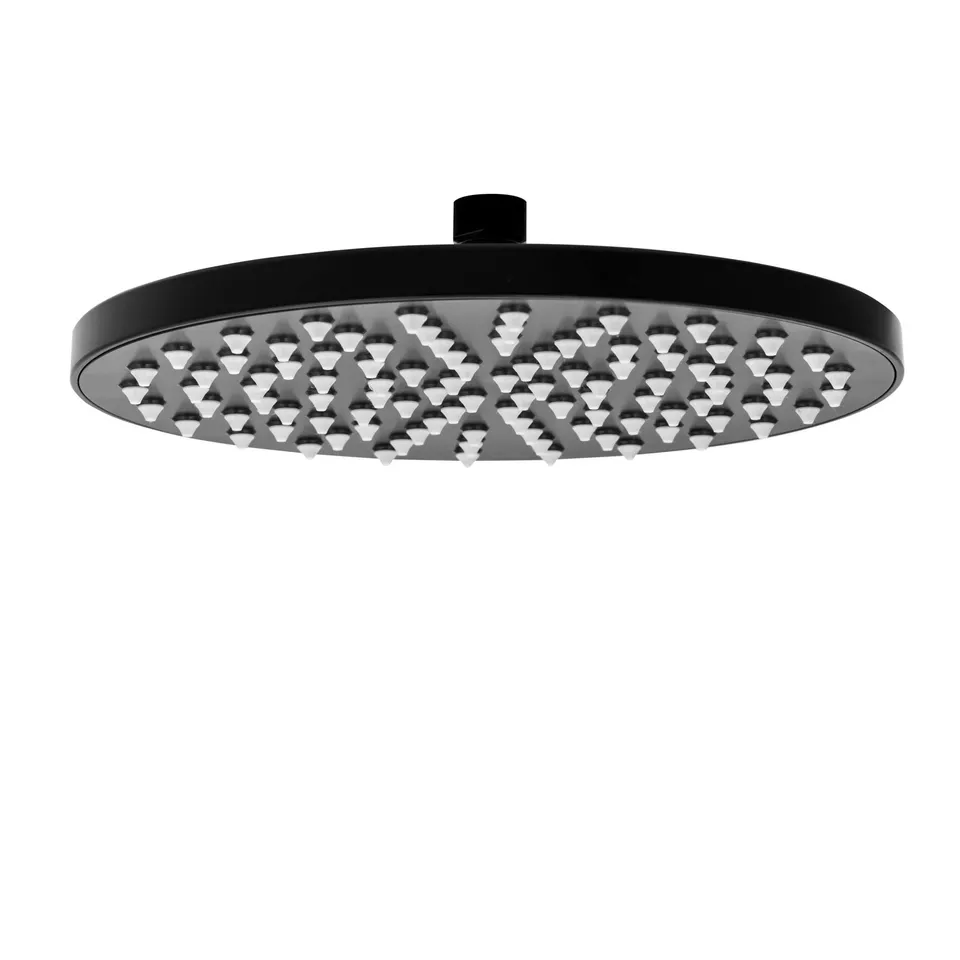 ridder-ravenna-regen-duschkopf-schwarz-25-cm-1-2-zoll image 1