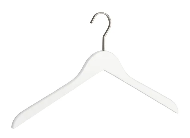 wenko-paris-kleiderb-gel-holz-44-x-25-cm-wei-mit-drehbarem-haken image 1
