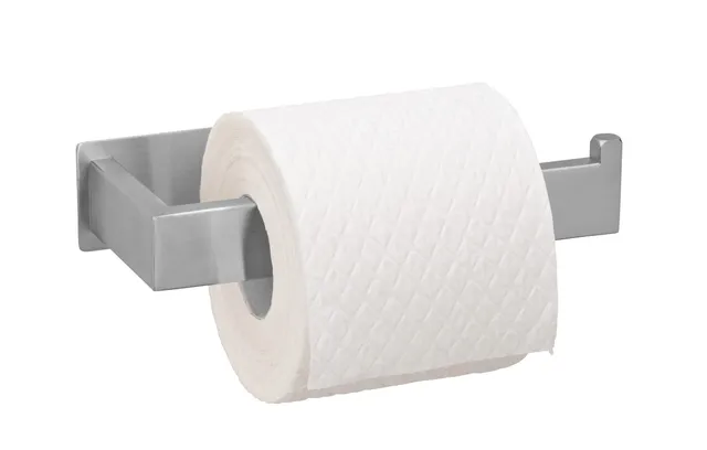 wenko-turbo-loc-genova-matt-toilettenpapierhalter-edelstahl-ohne-bohren-15-3-x-4 image 1
