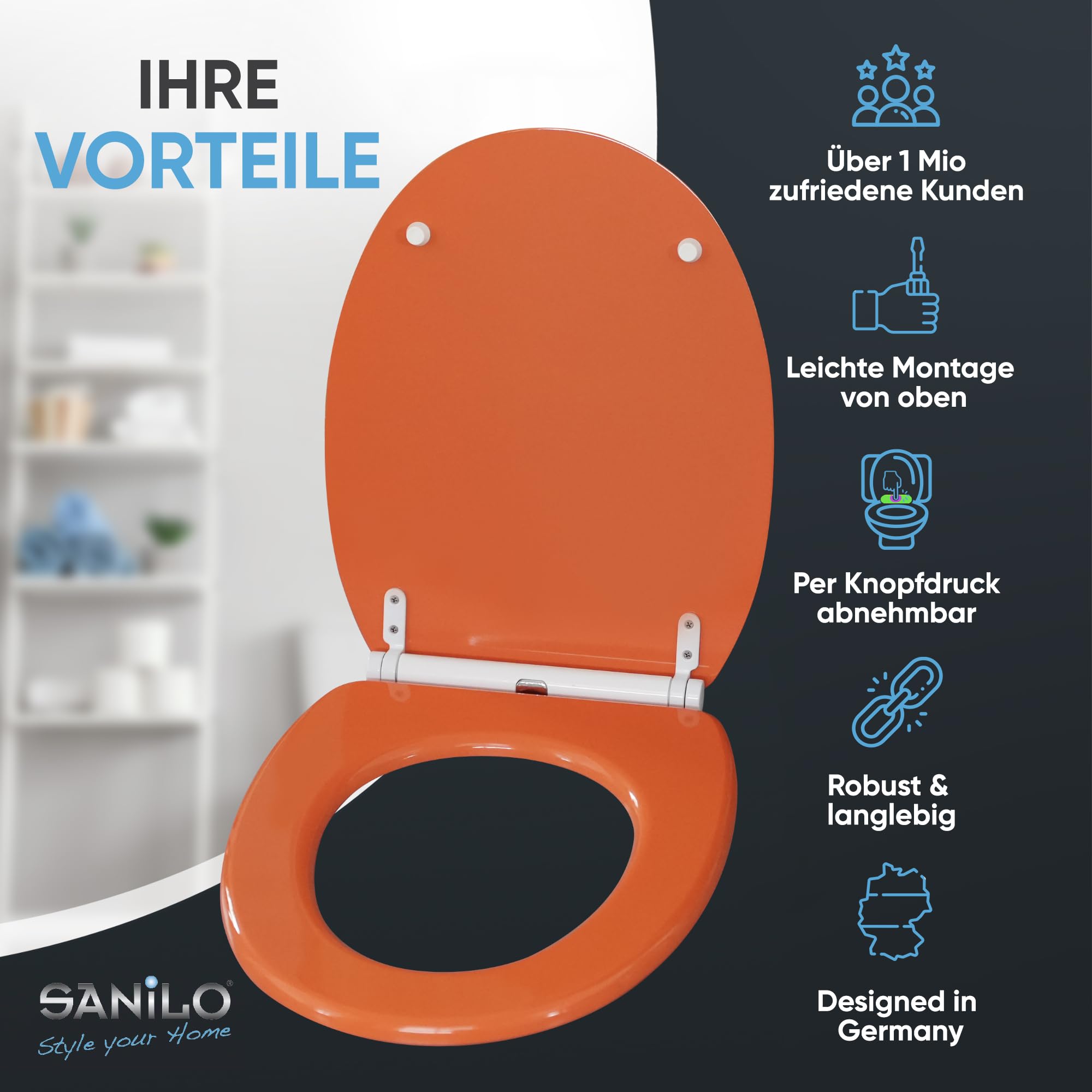 sanilo-wc-sitz-orange-holz-mit-absenkautomatik image 2