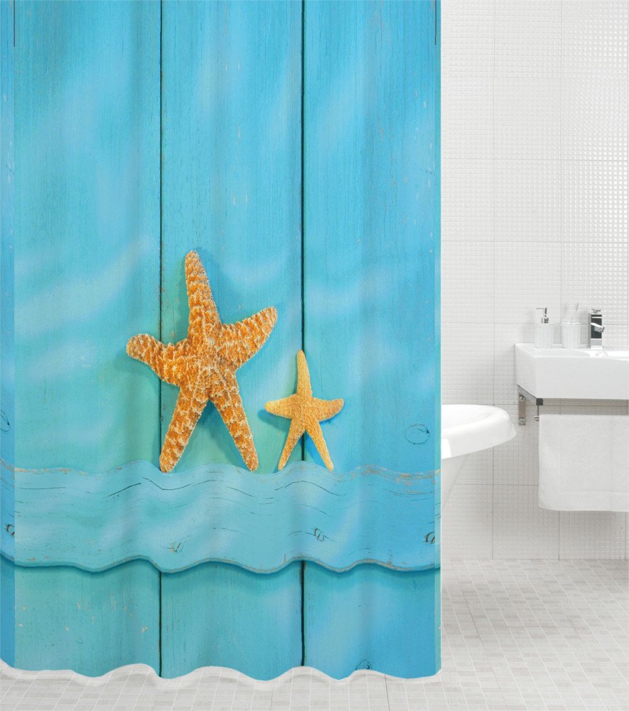 sanilo-duschvorhang-starfish-180-x-180-cm-inkl-12-ringe-wasserdicht image 2