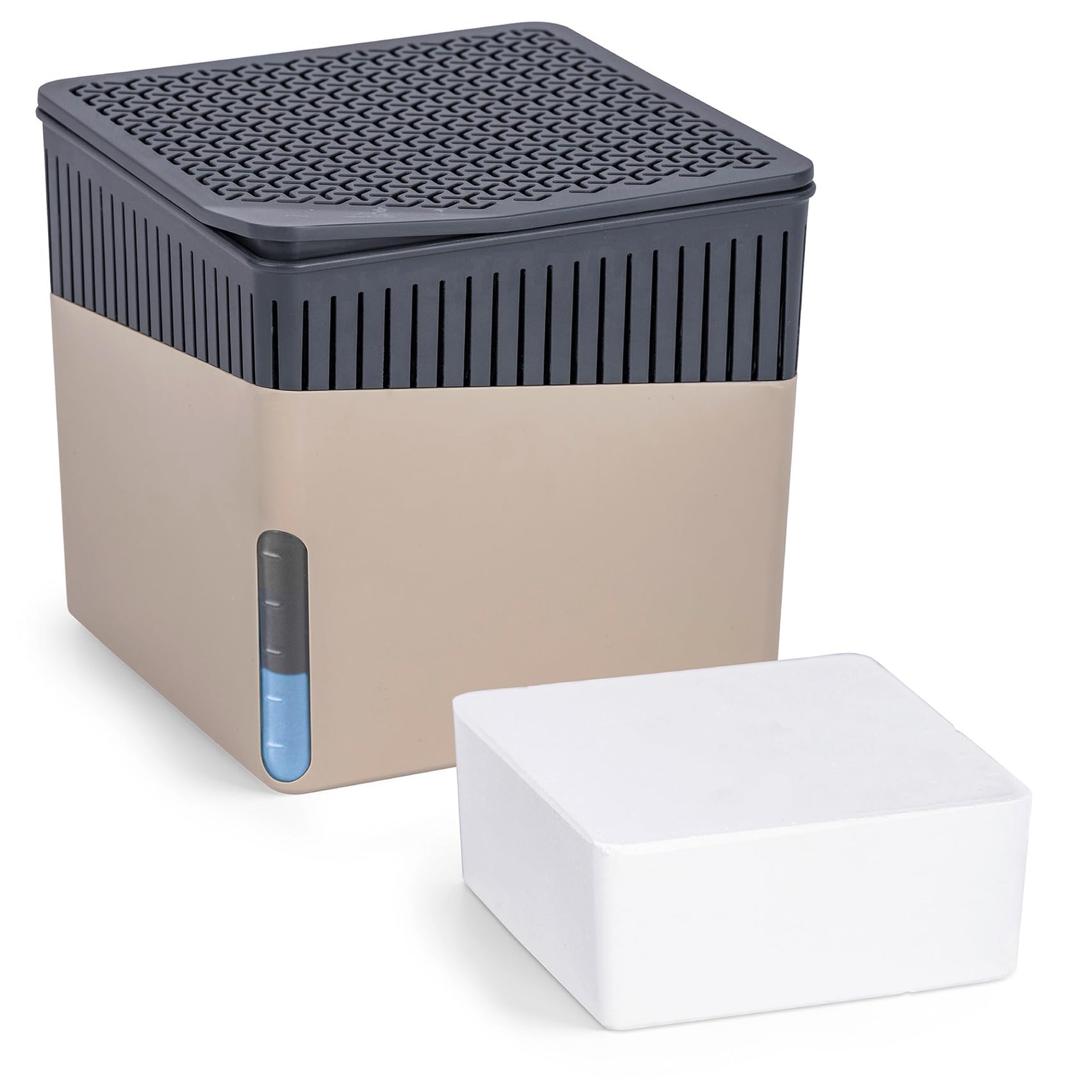 wenko-cube-raumentfeuchter-mit-1000-g-granulat-f-r-r-ume-bis-80-m-beige image 1
