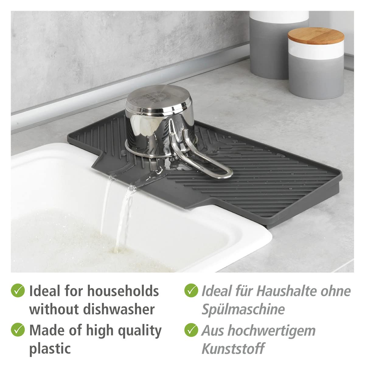 wenko-neli-abtropfmatte-20-x-40-cm-in-grau image 3