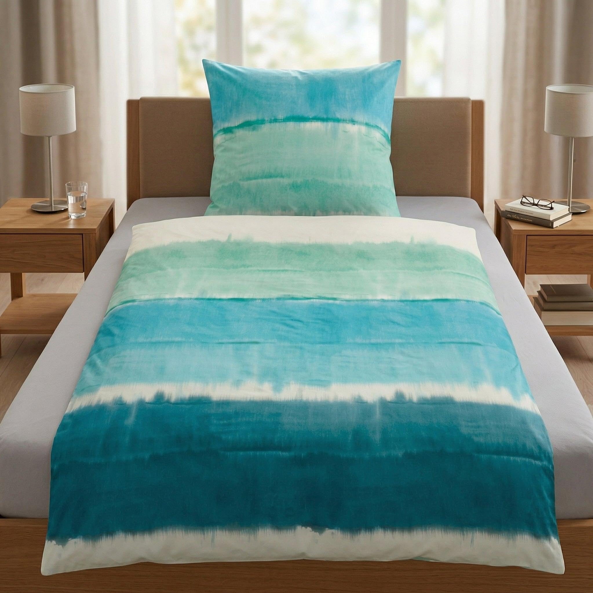 kleine-wolke-bettw-sche-long-beach-pazifik-mako-satin-135-x-200-80-x-80-cm image 4