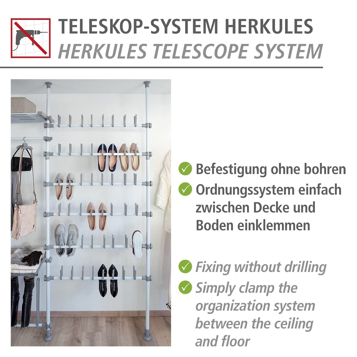 wenko-herkules-shoes-teleskop-schuhregal-f-r-48-paar-schuhe-94-x-165-300-x-9-cm- image 3