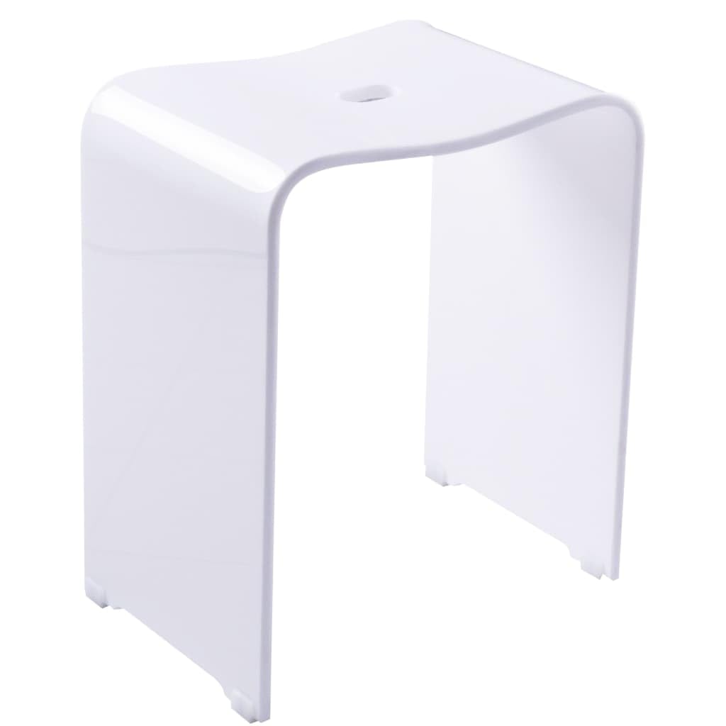 ridder-a211101-trendy-bad-hocker-aus-acryl-wei-39-x-47-x-28-cm image 1