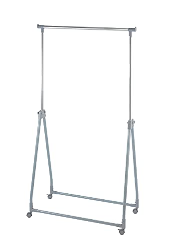 wenko-klappbarer-kleiderst-nder-mit-rollen-88-x-100-168-x-11-49-cm-chrom-grau image 8