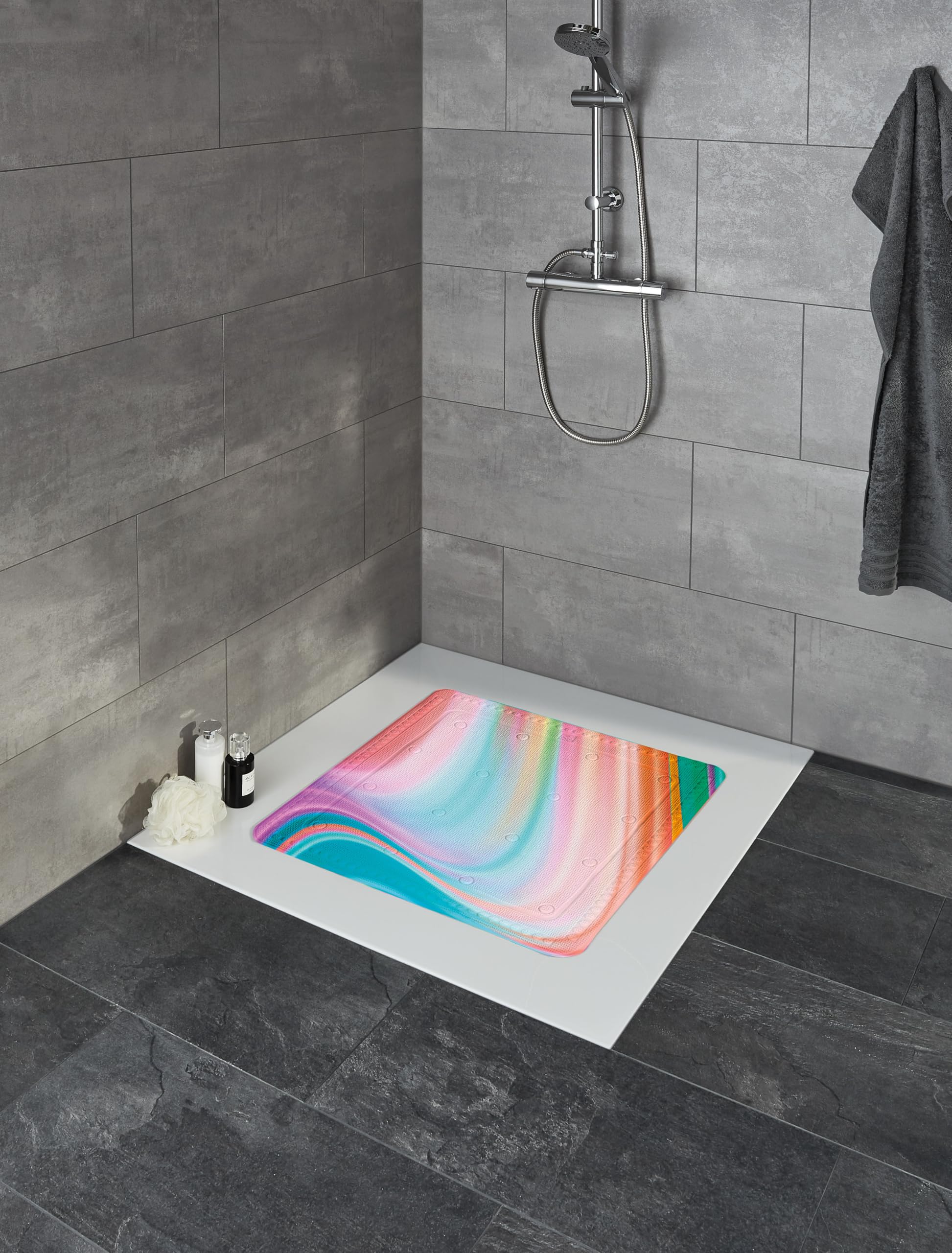 kleine-wolke-duscheinlage-vibes-multicolor-55-x-55-cm image 2