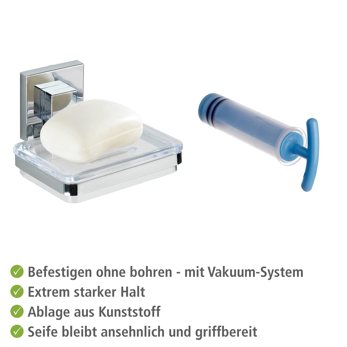 wenko-seifenablage-quadro-vacuum-loc-edelstahl-12-x-6-5-x-12-cm image 5