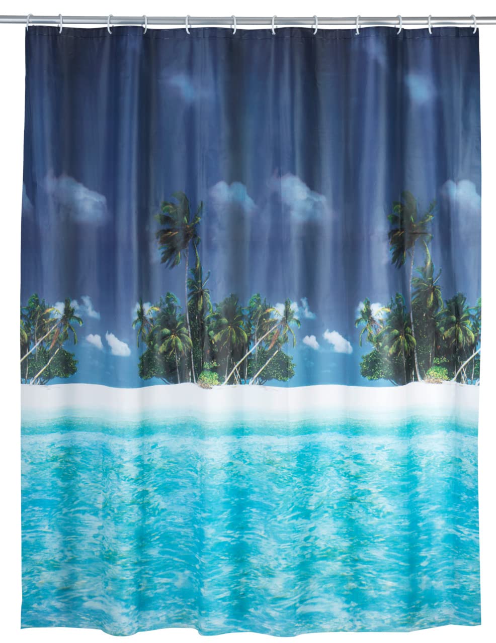 wenko-duschvorhang-bambusa-braun-180-x-200-cm image 3