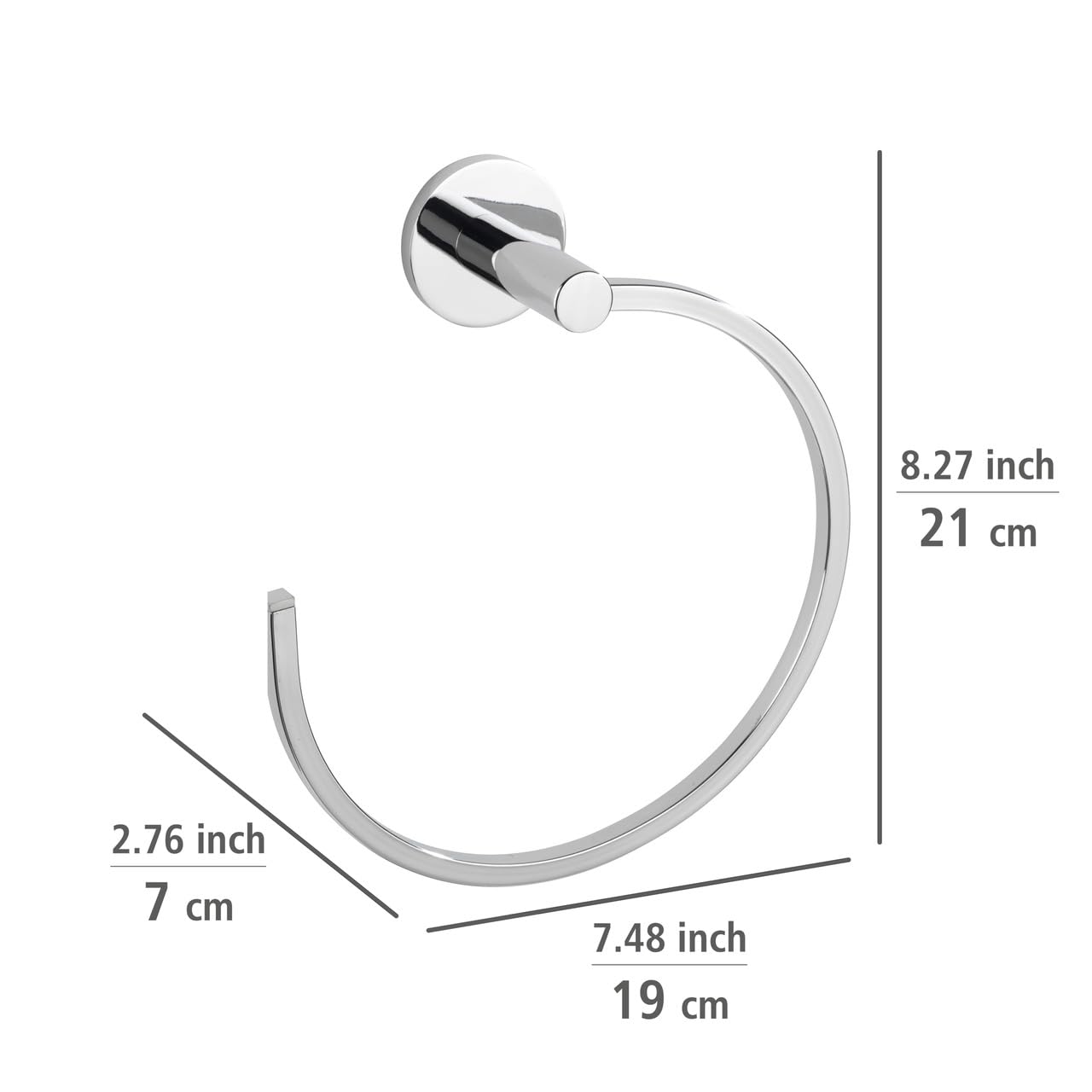 wenko-isera-uv-loc-handtuchring-19-x-21-x-7-cm-ohne-bohren-chrom image 5