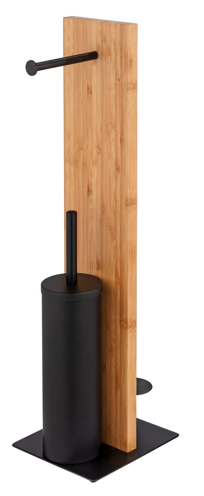 wenko-lesina-stand-wc-garnitur-3-in-1-aus-bambus-und-stahl-schwarz-18-x-69-x-18- image 5