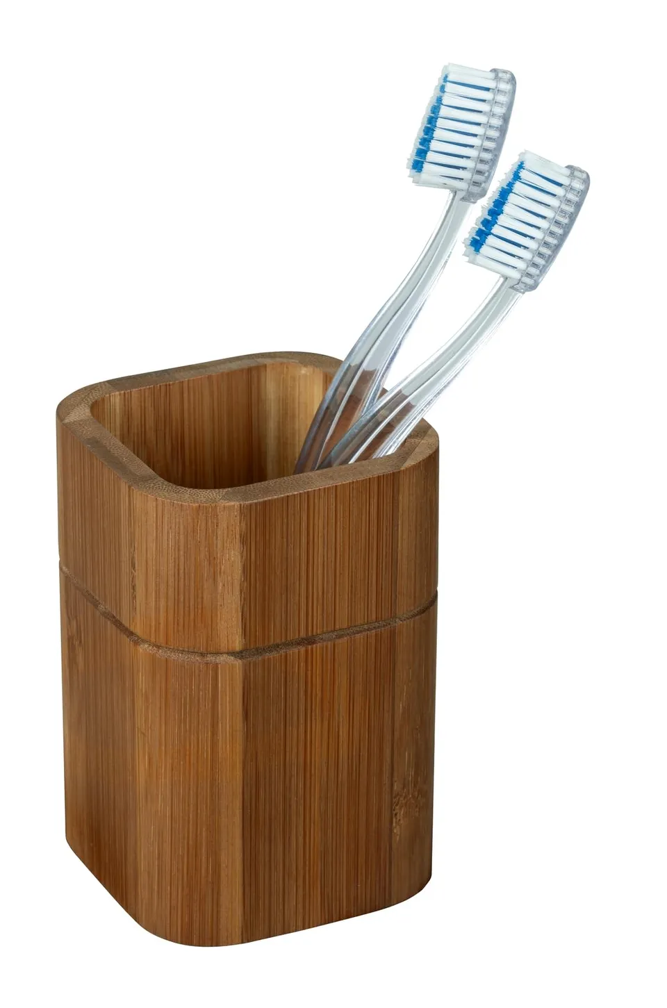 wenko-zahnb-rstenhalter-serro-bambus-braun-7-5-x-11-x-7-5-cm-badbecher image 1