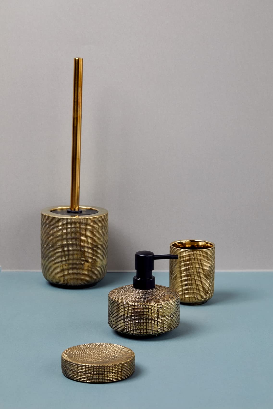 wenko-seifenablage-rivara-gold-keramik-10-x-2-5-cm image 5