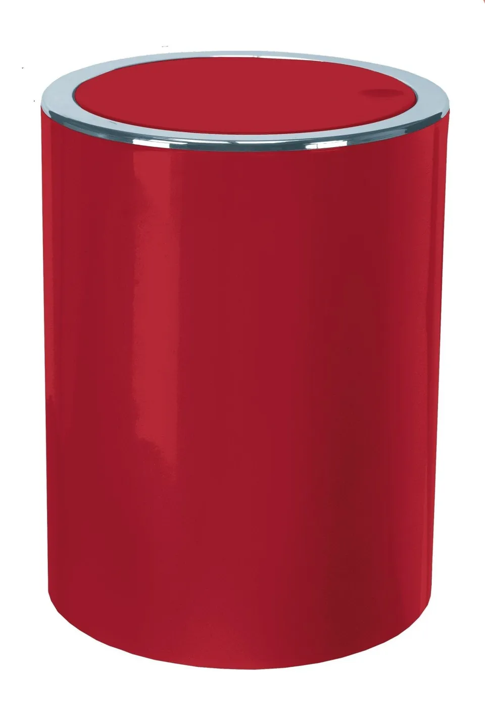 kleine-wolke-kosmetikeimer-clap-granat-5-liter-mit-schwingdeckel-abs image 1