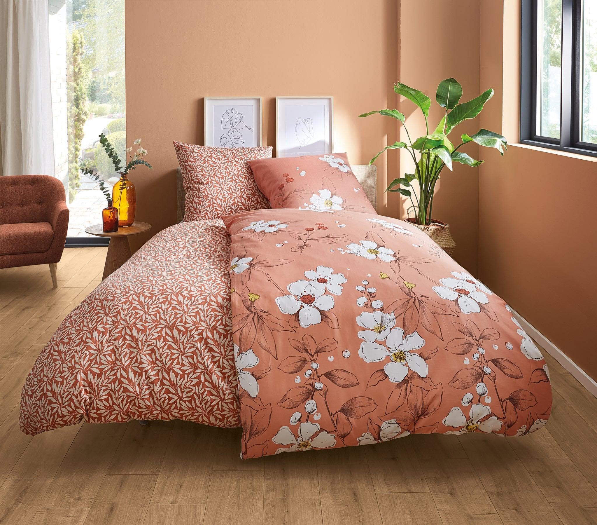 kleine-wolke-bettw-sche-sienna-bettw-schegarnitur-floral-terrakotta image 3