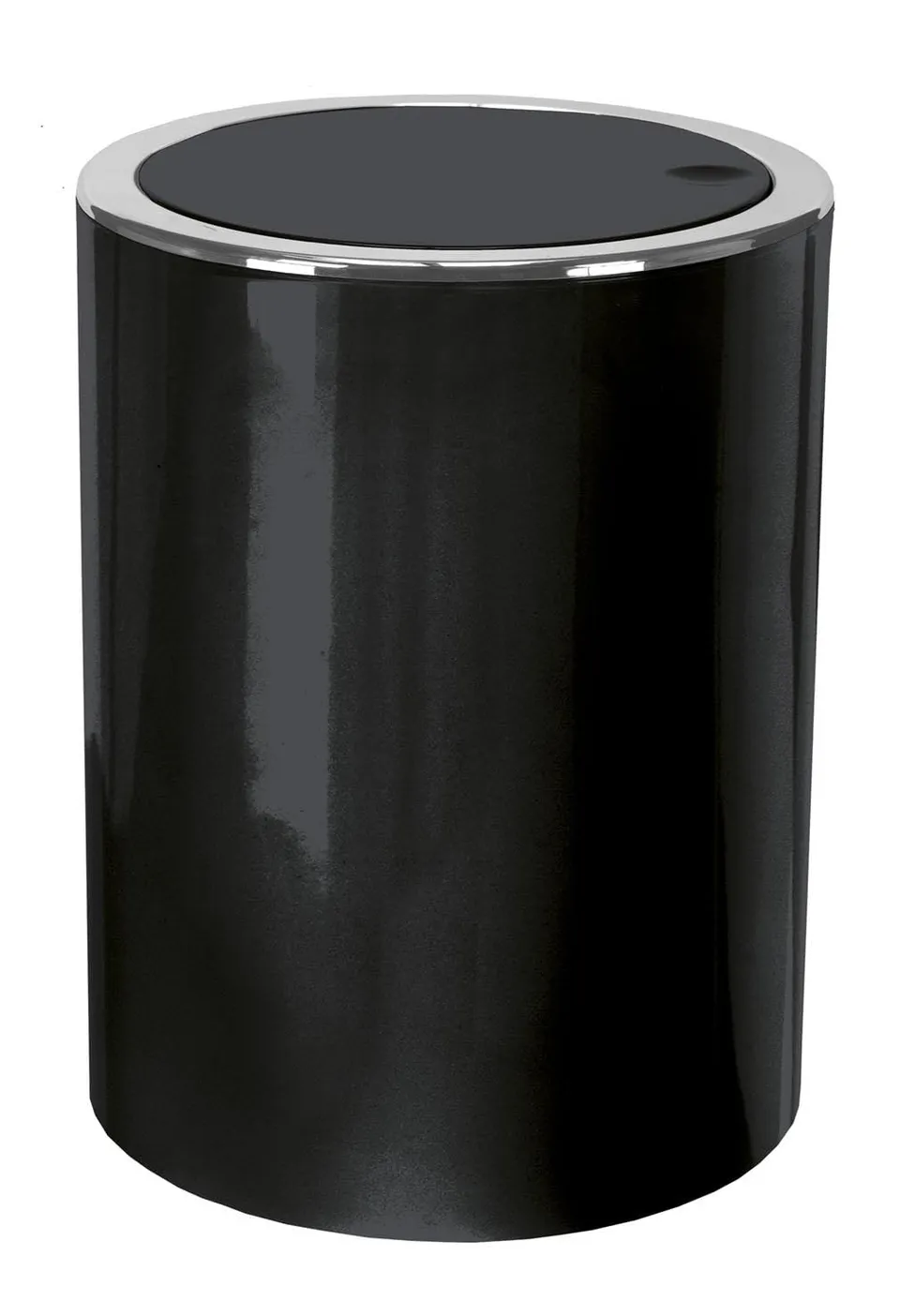 kleine-wolke-kosmetikeimer-clap-5-liter-schwingdeckeleimer-19-x-25-cm-schwarz image 1