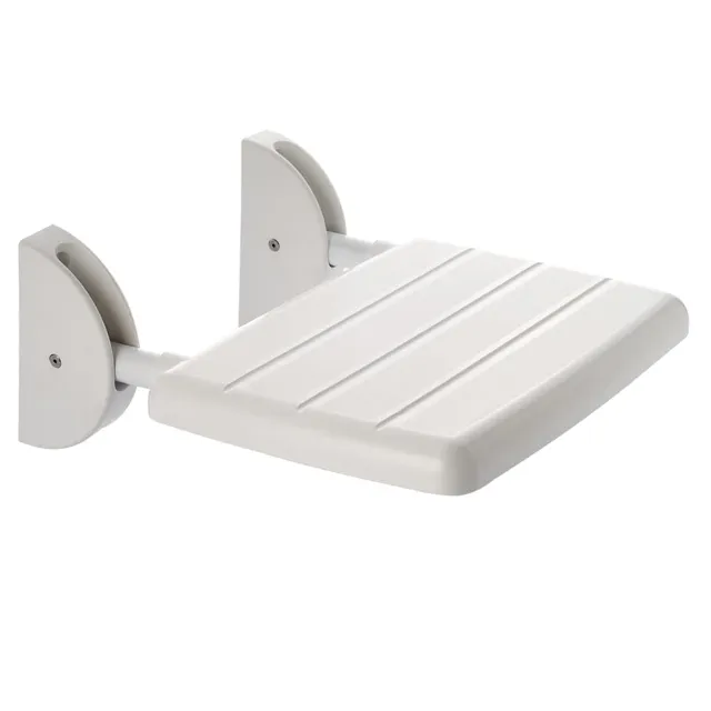 ridder-assistent-duschklappsitz-zur-wandmontage-aluminium-wei-35-5-x-25-5-cm image 1