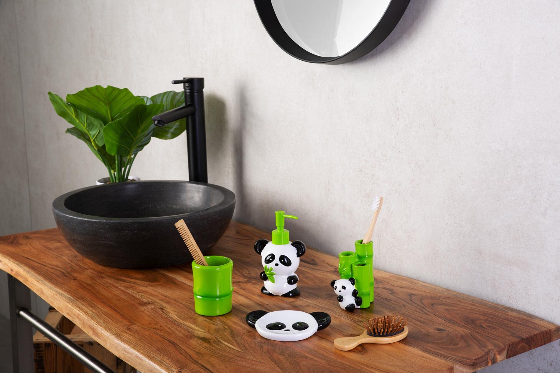 ridder-panda-seifenspender-polyresin-210-ml-multicolor-10-5-x-7-3-x-17-cm image 2
