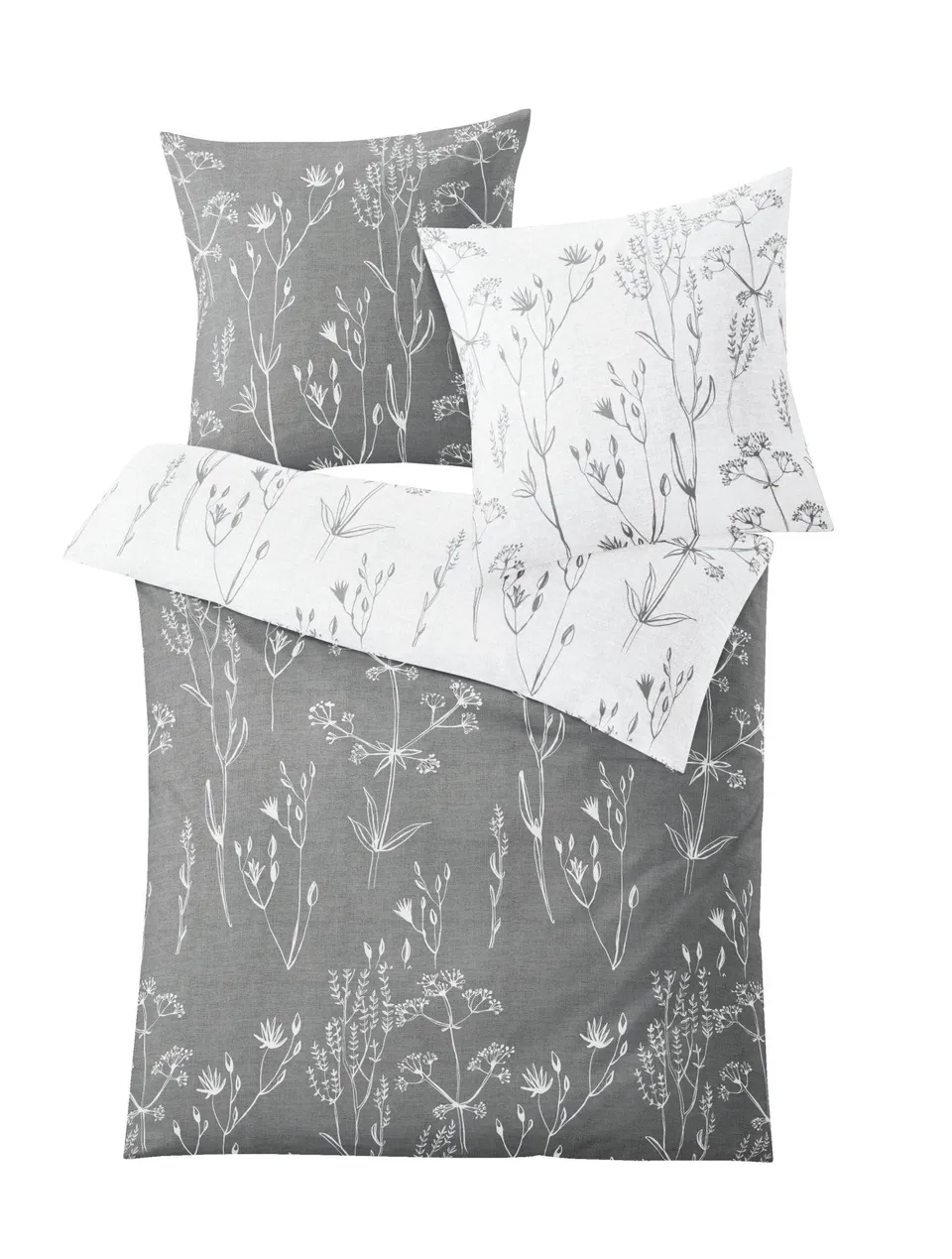 kleine-wolke-bettw-sche-satin-savannah-grau-155-x-220-cm-80-x-80-cm image 1