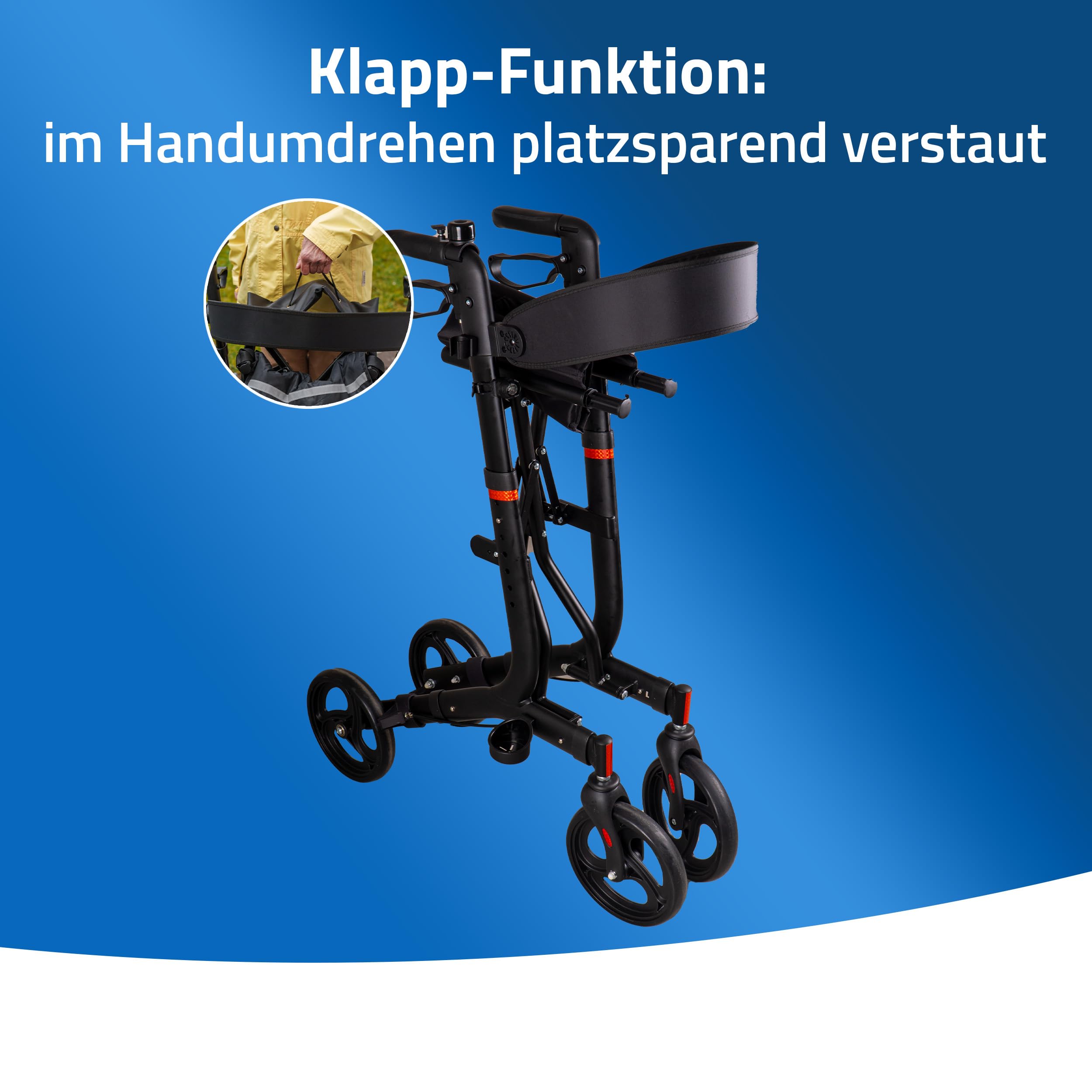 ridder-rollator-easycomfort-faltbar-gehwagen-mit-sitz-tasche-bis-125-kg image 6
