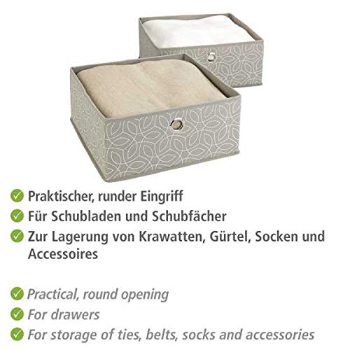 wenko-schubladenorganizer-balance-2er-set-taupe-28-x-13-x-28-cm image 4