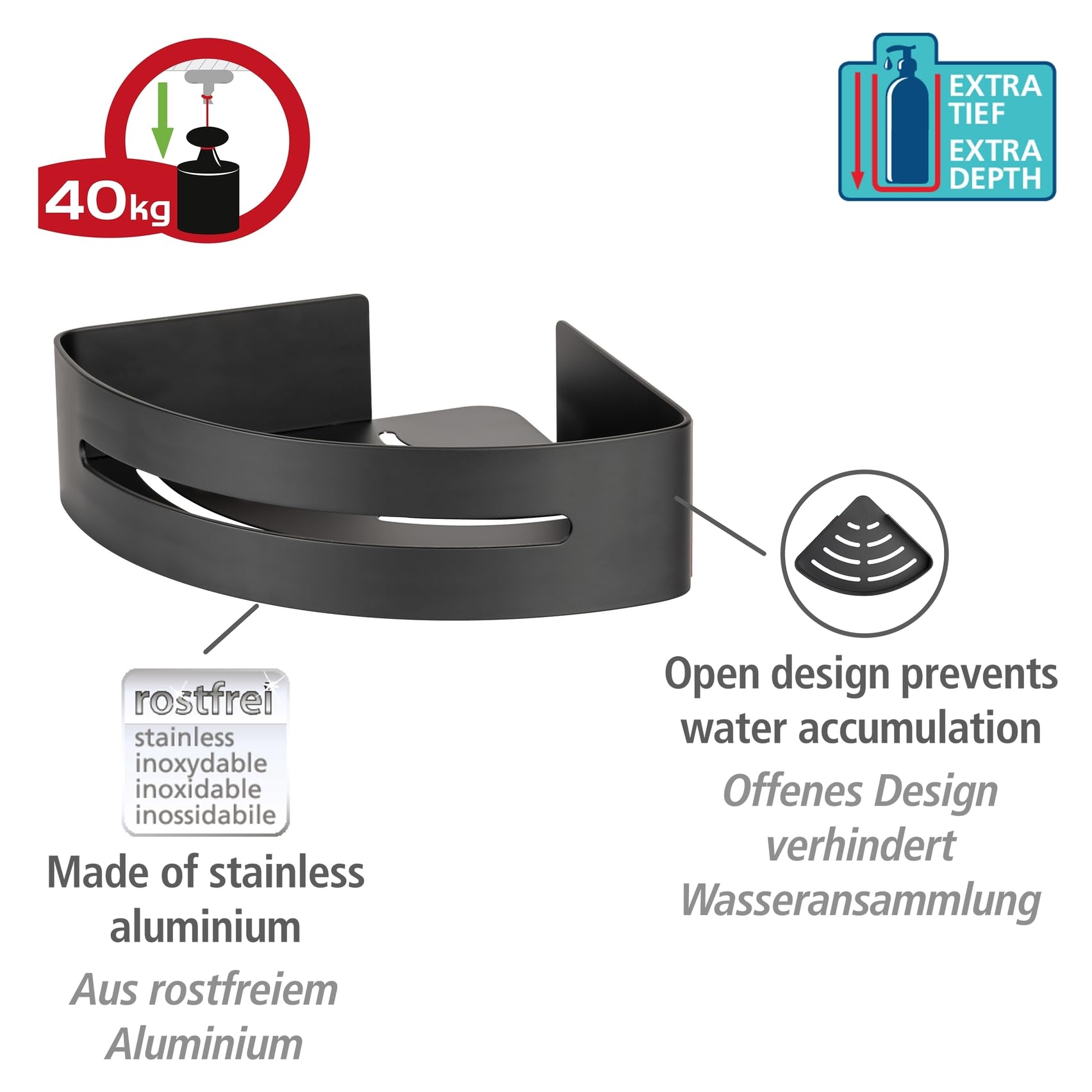 wenko-turbo-loc-bivio-eckablage-duschregal-aluminium-30-5-x-8-x-23-cm-black-matt image 4
