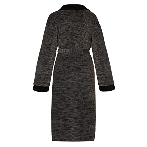 vossen-herren-bademantel-alberto-black-gr-e-m-schalkragen-aus-nikivelours image 4