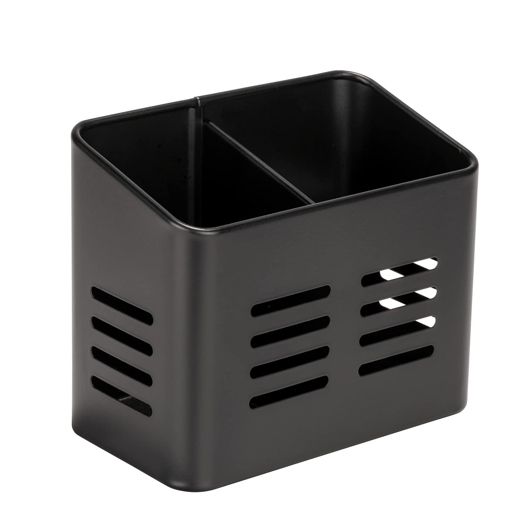 wenko-baco-besteckkorb-black-outdoor-kitchen-metall-schwarz-16-x-13-5-x-9-cm image 1