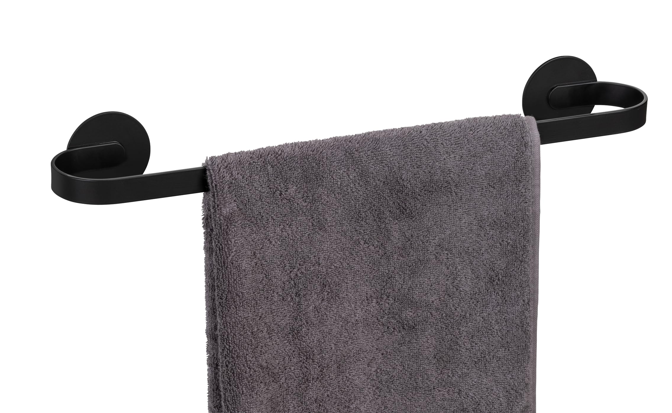 wenko-turbo-loc-badetuchstange-uno-bivio-black-matt-40-cm-aluminium image 5