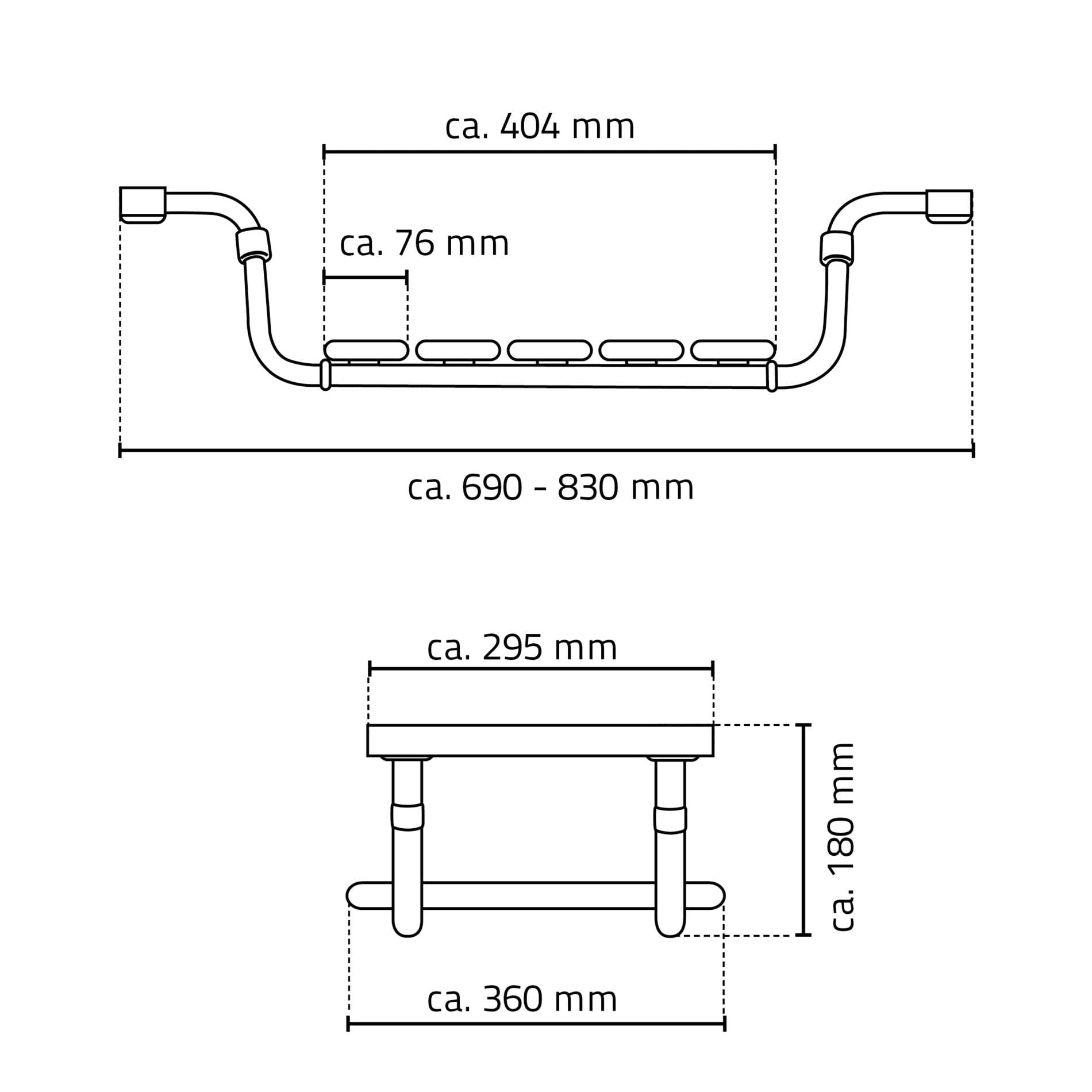 ridder-badewannen-sitz-pro-wei-verstellbar-69-83-cm image 6