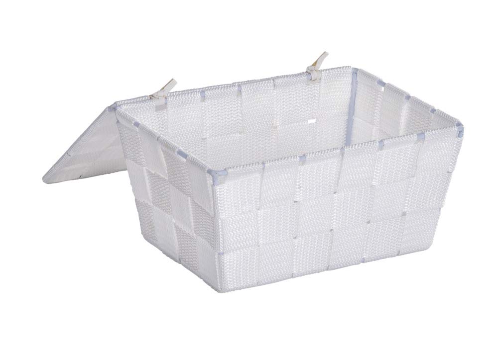 wenko-adria-aufbewahrungskorb-mit-deckel-19-x-10-x-14-cm-wei-2-164-l image 2