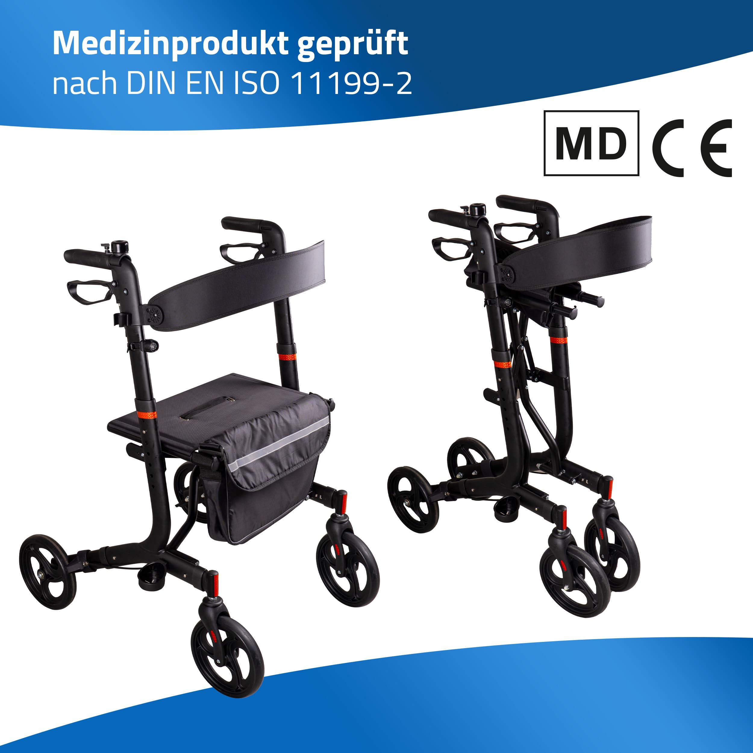 ridder-rollator-easycomfort-faltbar-gehwagen-mit-sitz-tasche-bis-125-kg image 5