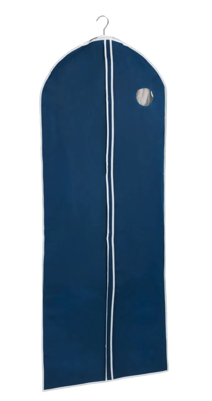 wenko-air-kleidersack-60x150-cm-navy-mit-sichtfenster image 1