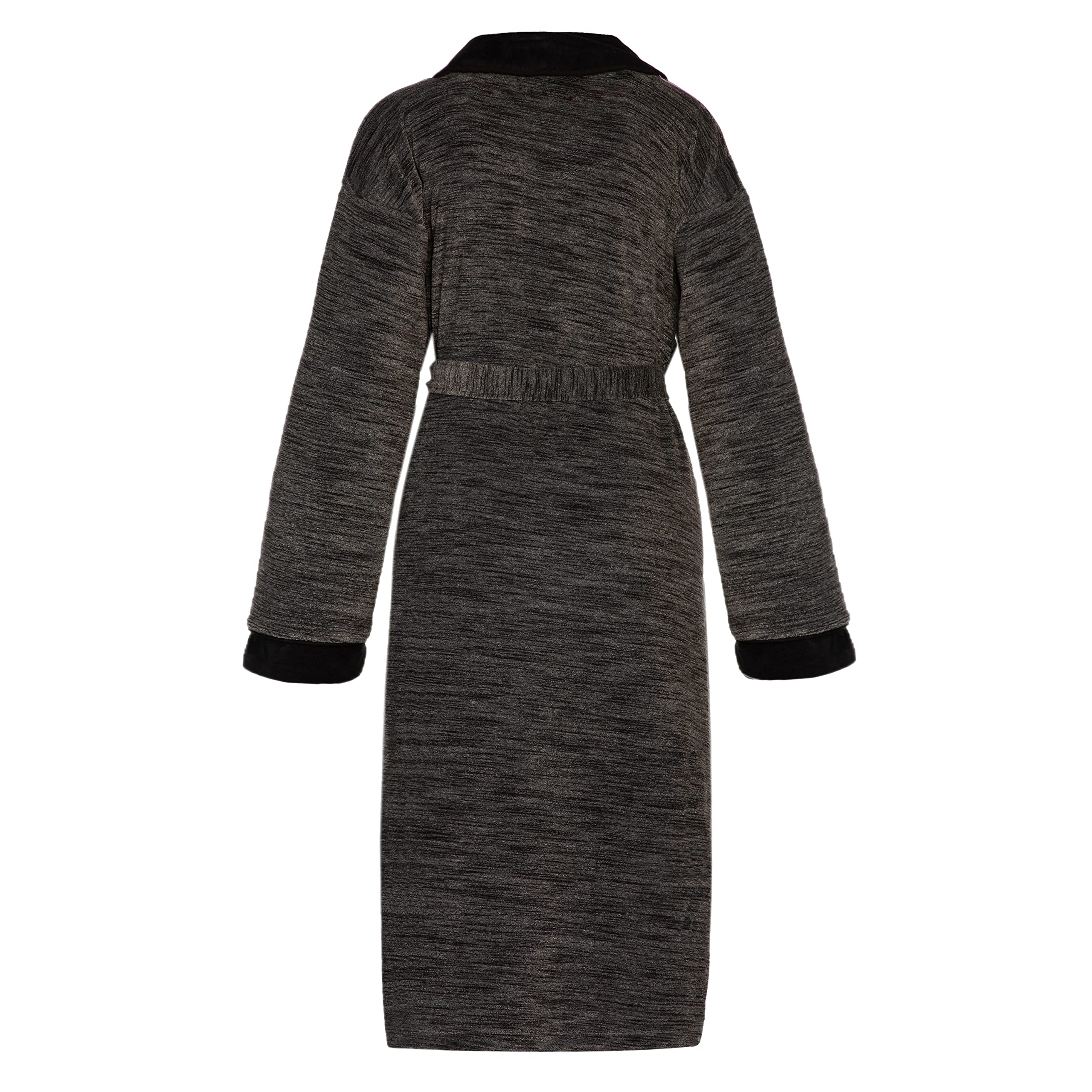 vossen-herren-bademantel-alberto-black-gr-e-m-schalkragen-aus-nikivelours image 2
