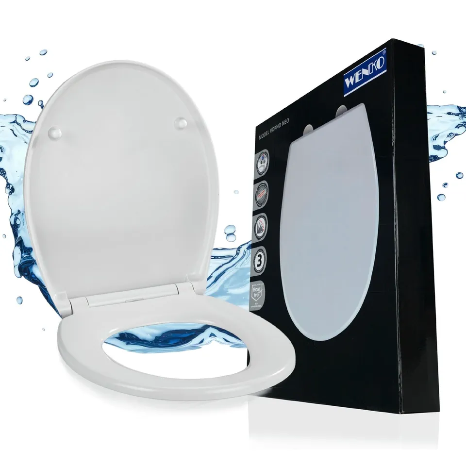 wenko-toilettensitz-vorno-neo-wei-wc-sitz-oval-mit-absenkautomatik-duroplast-bis image 1