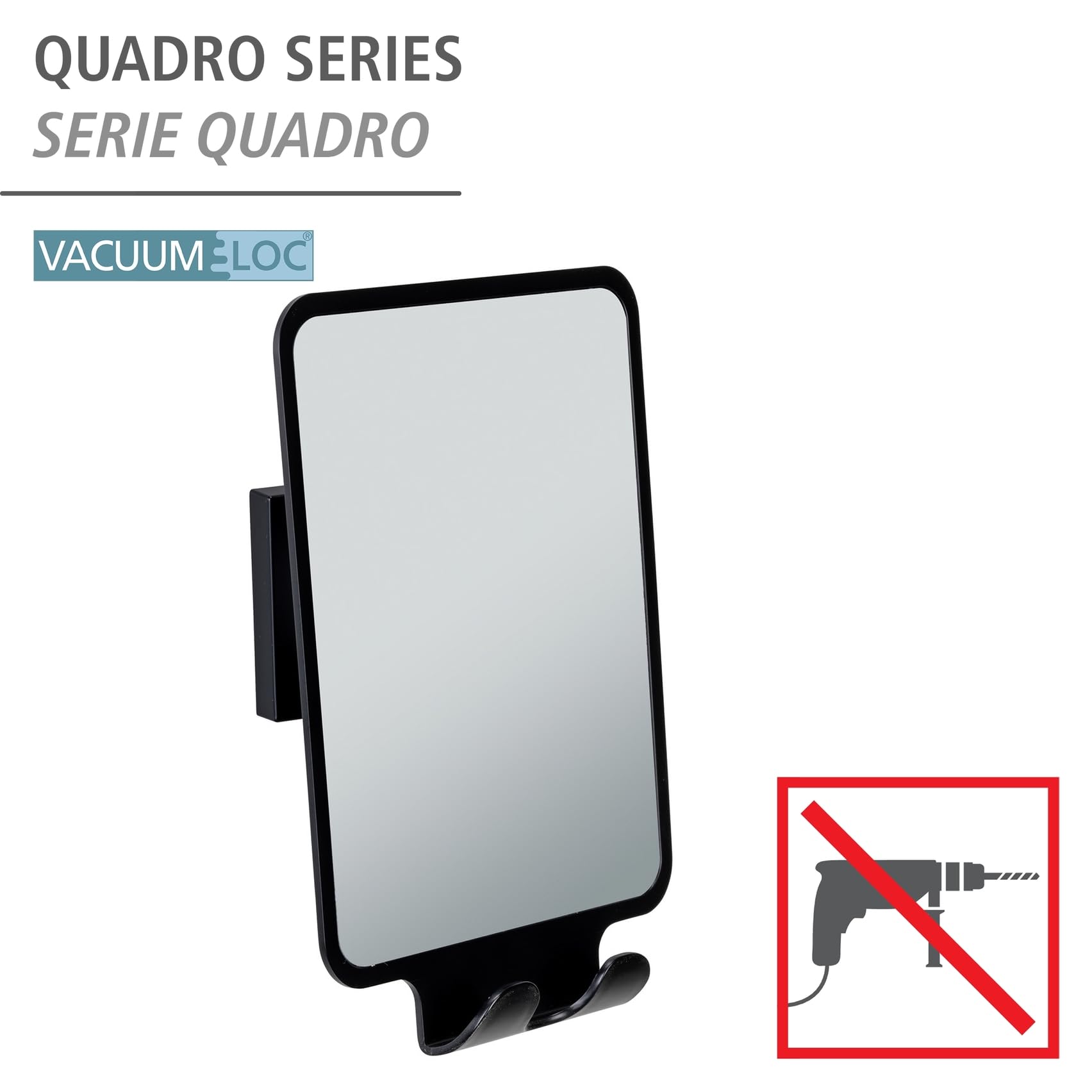 wenko-vacuum-loc-antibeschlagspiegel-quadro-wandspiegel-14-x-19-5-x-8-cm-schwarz image 2