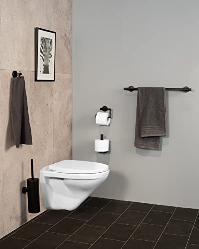 wenko-bosio-wc-garnitur-geschlossen-edelstahl-wandmontage-schwarz-matt image 8