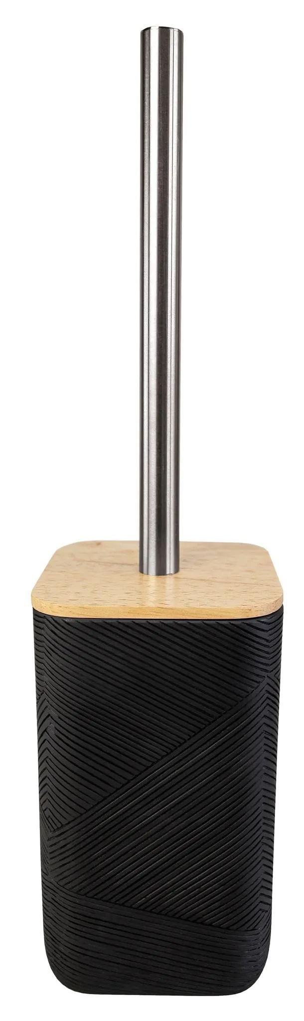 kleine-wolke-wc-b-rsten-halter-crossover-schwarz-mit-bambusdeckel image 1