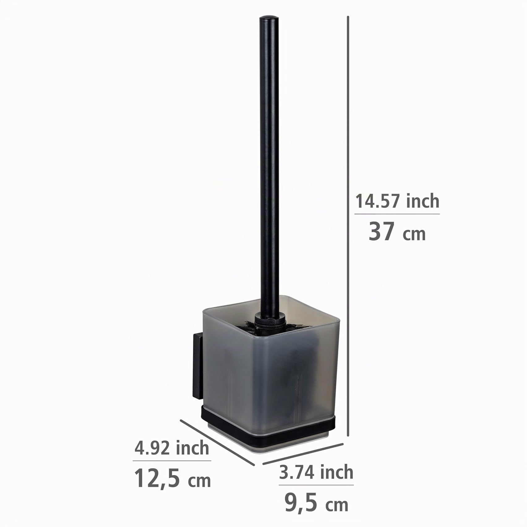 wenko-quadro-wc-garnitur-vacuum-loc-mit-b-rste-schwarz image 5