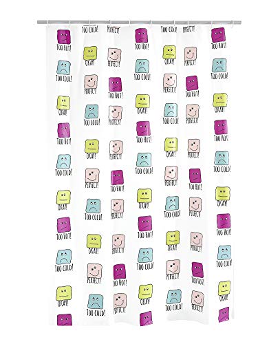 ridder-enjoy-duschvorhang-folie-180x200-cm-smiley-spa-inkl-ringe image 3